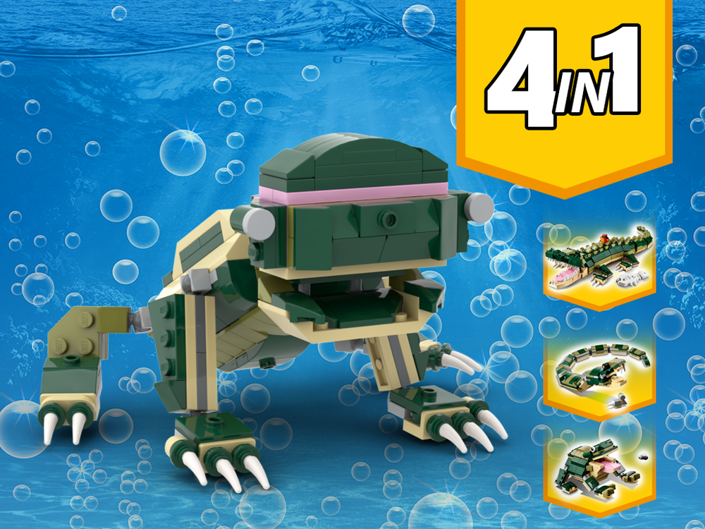 Lego 31121 Frog Alternative Build