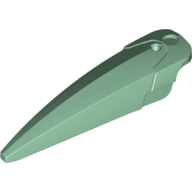 Lego Large Figure Limb Cover / Claw / Spike Large with Axle / Sand Green
