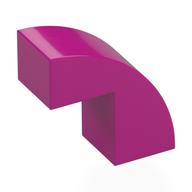 Lego Brick Curved 1 x 2 x 1 2/3 with 1 Cutout / Magenta