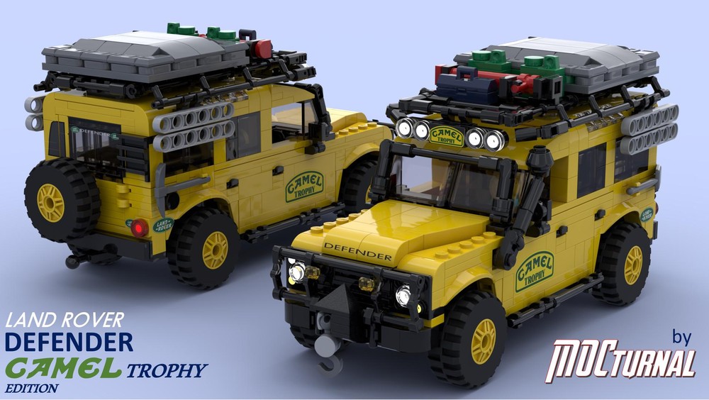 Lego MOCturnal LAND ROVER CLASSIC DEFENDER – Camel Trophy Edition