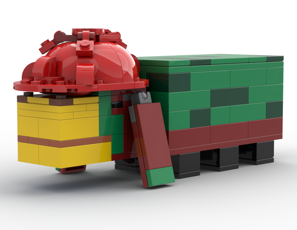 Lego sniffer with hardhat
