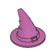 Lego Hat, Wizard / Medium Dark Pink