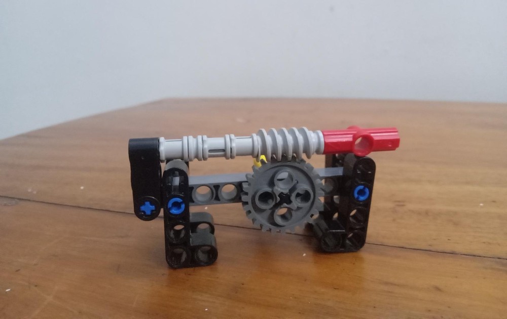 Lego Worm gear mechanisim