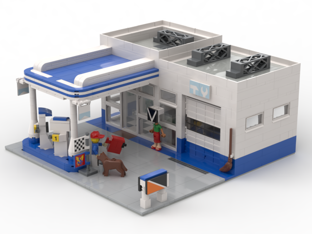 Lego Mini shop & fuel station