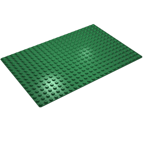 Lego Baseplate 16 x 24 / Green