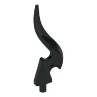 Lego Wave / Flame Rounded Single with Pin / Black
