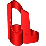 Lego Technic Panel Fairing # 5 Small Short, Large Hole, Side A / Red