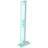 Lego Support Half Round 2 x 4 x 13 / Trans-Light Blue