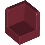 Lego Panel 1 x 1 x 1 Corner / Dark Red