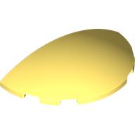 Lego Brick Round 3 x 6 Half Circle / Bright Light Yellow