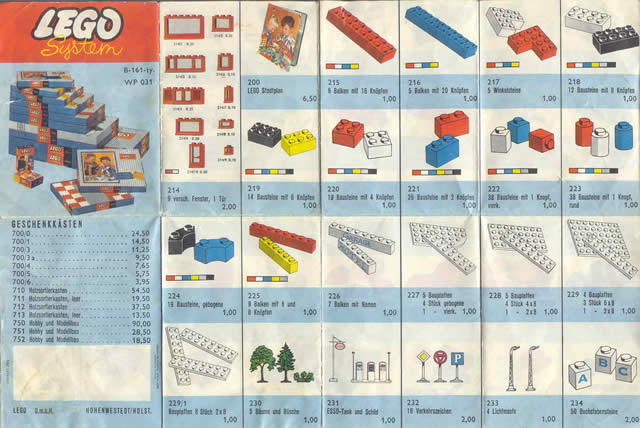 Lego 1964 German (B-161-ty)