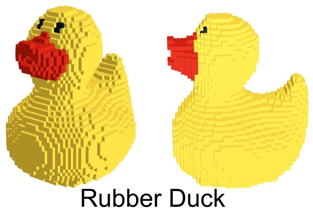 Lego Rubber Duck Sculpture