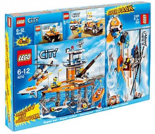 Lego City Coast Guard Super Pack 4 in 1
