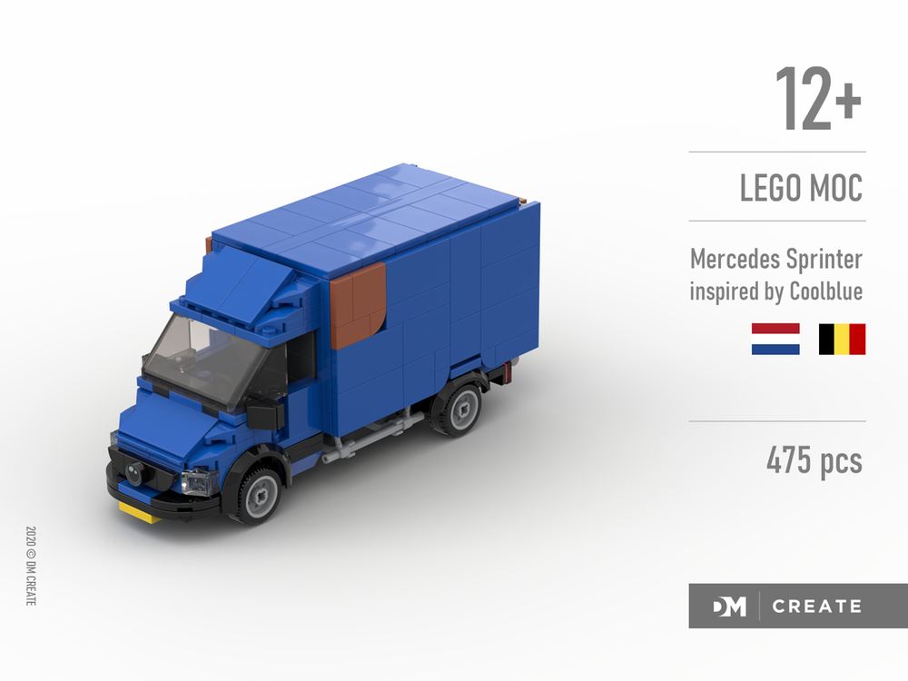 Lego Mercedes Sprinter truck (inspired