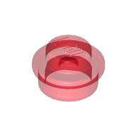 Lego Plate Round 1 x 1 with Solid Stud / Trans-Red