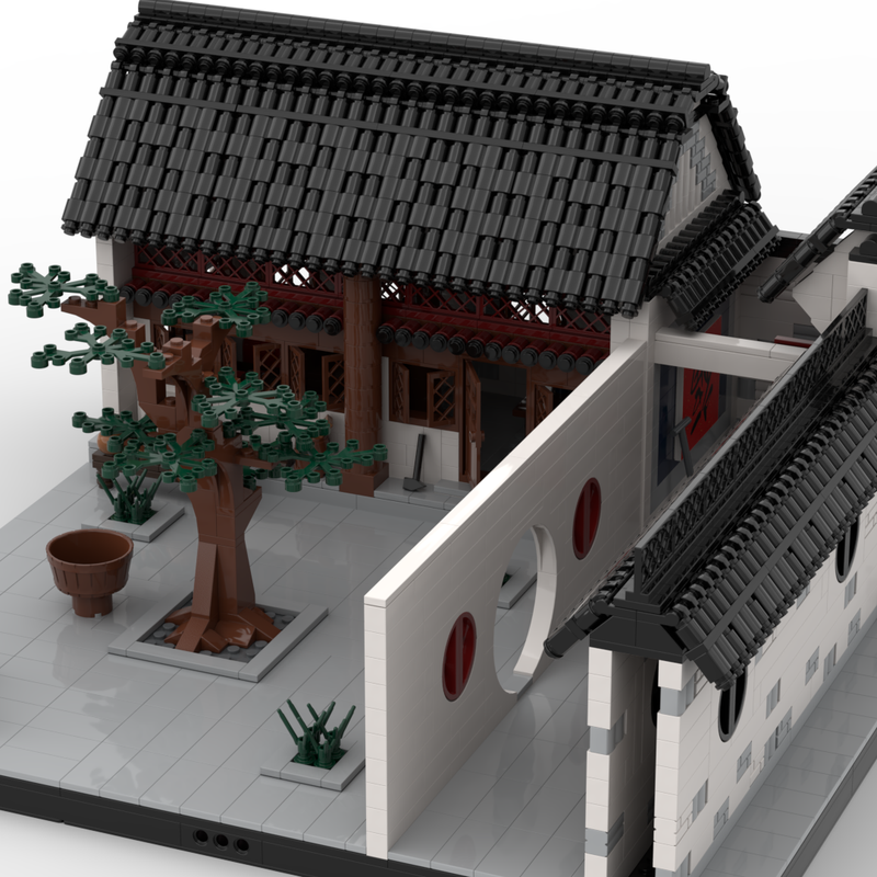 Lego Traditional Chinese architecture(Asian architecture):beijing "Quadrangle"（part2）