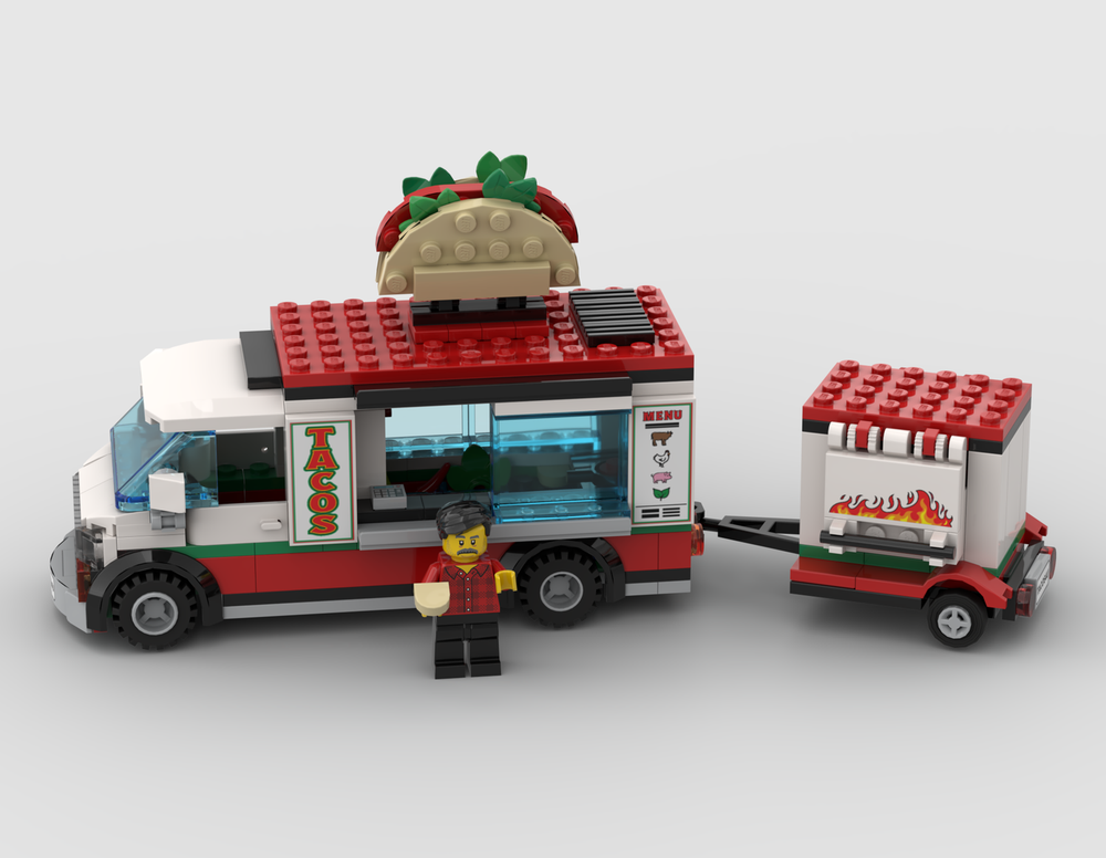 Lego Taco Truck & Salsa Bar