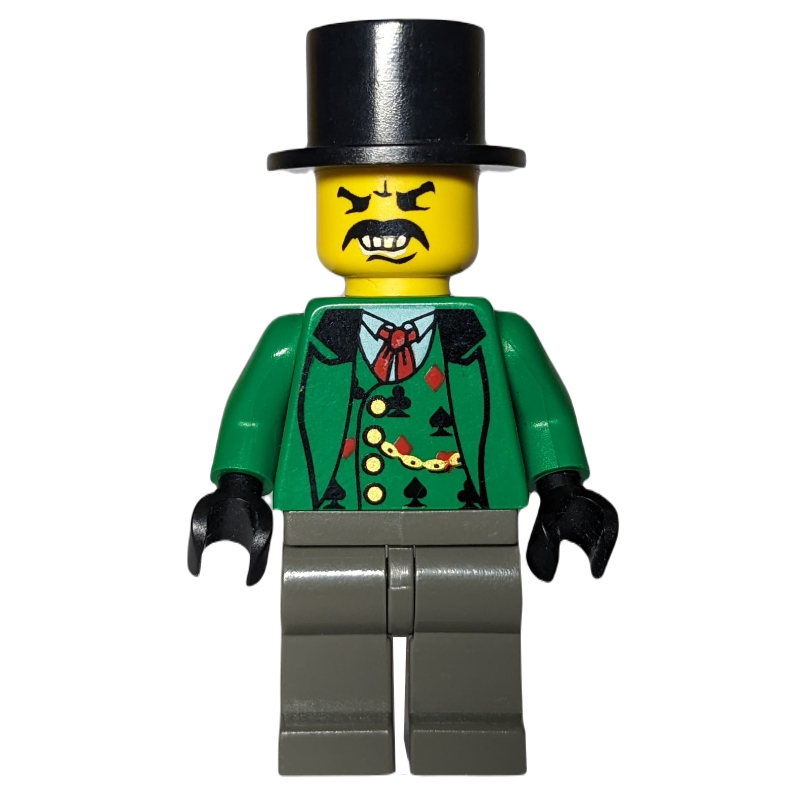 Lego Bandit - Western, Green Suit, Top Hat