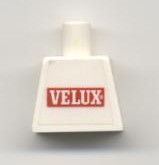 Lego Torso Velux Pattern (Sticker) / White