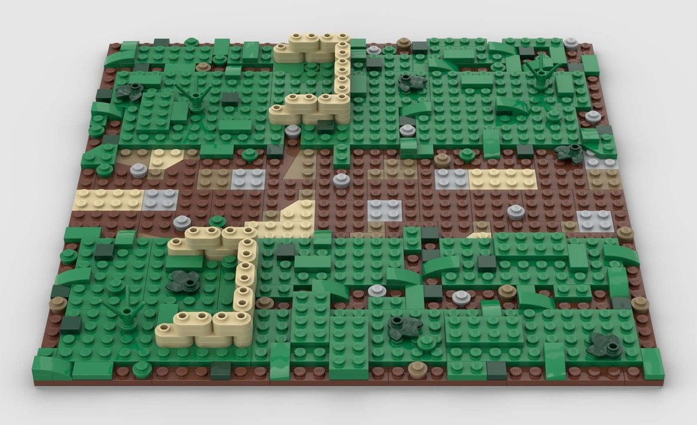 Lego Road Battle Plate