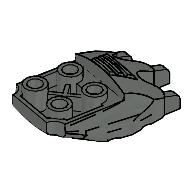 Lego Animal / Creature Body Part, Dinosaur / Dragon, Foot / Dark Gray