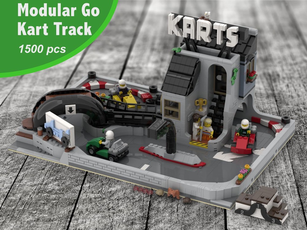 Lego Modular Go Kart Track