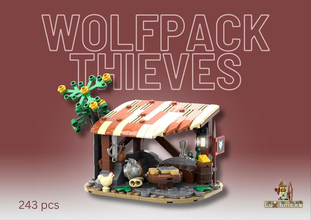 Lego Wolfpack Thieves (fitting the new 10332)