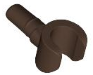 Lego Minifig Hand / Umber Brown