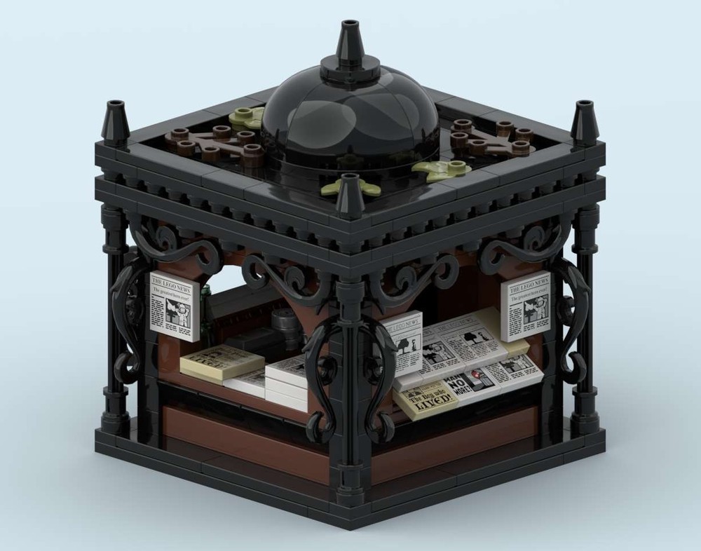 Lego Vintage Newspaper Stand