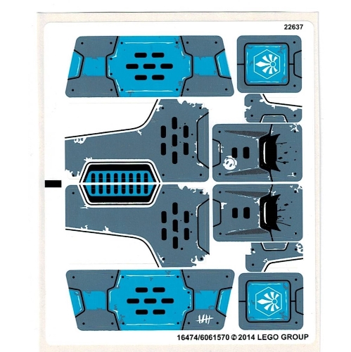 Lego Sticker Sheet for Set 70131-1