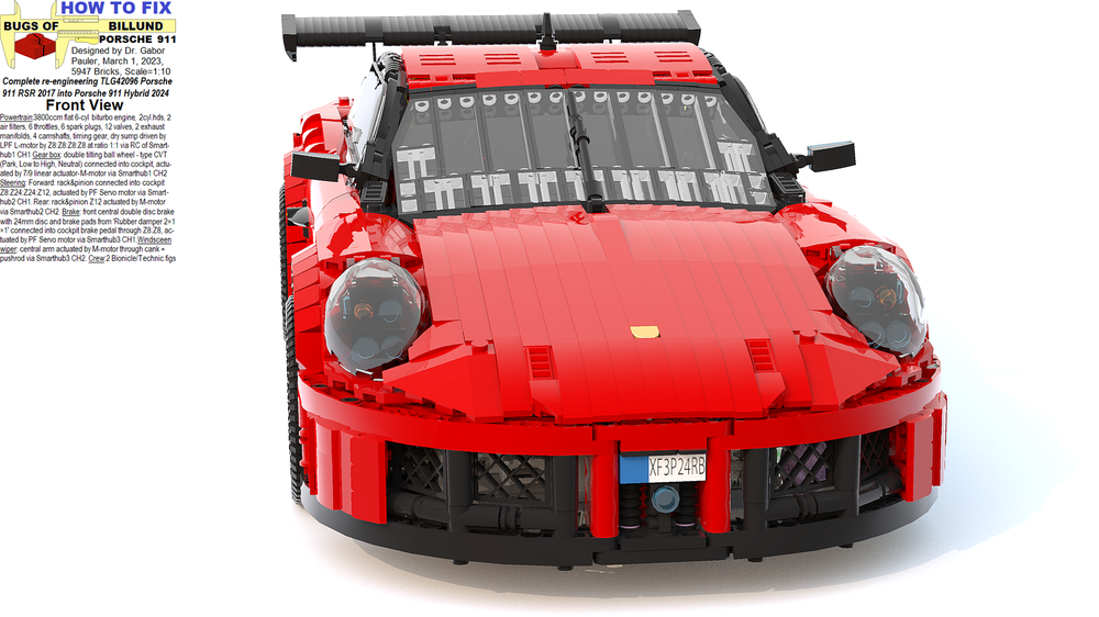 Lego Porsche 911 Hybrid