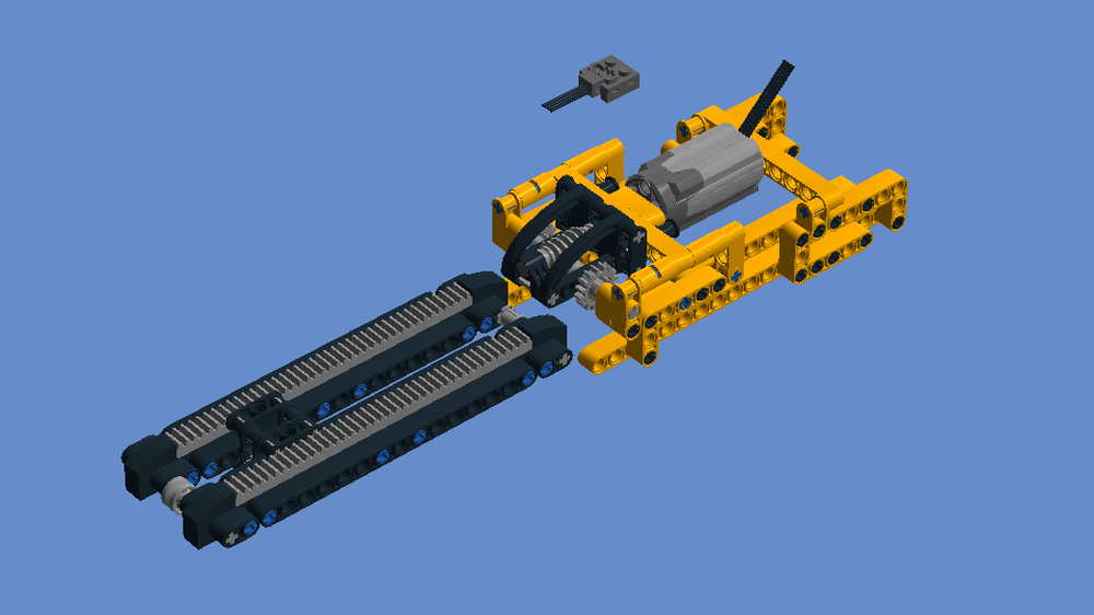 Lego Motorized Forklift Boom (42079 Mod)