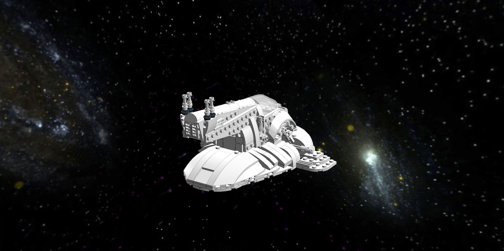 Lego Prototype version of Boba Fett's slave 1