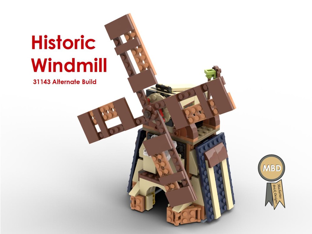 Lego Historic Windmill, 31143 Alternate Build