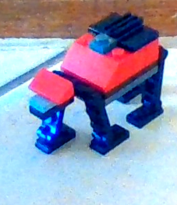 Lego AT-AT (red)