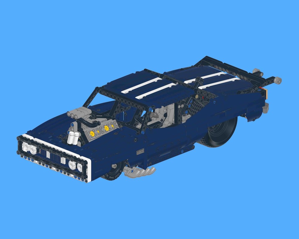 Lego 41999 Drag car dark blue