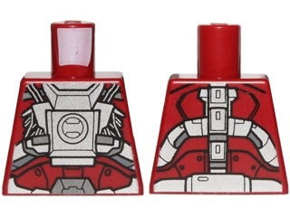 Lego Torso SW Armor Sith Warrior Pattern / Dark Red