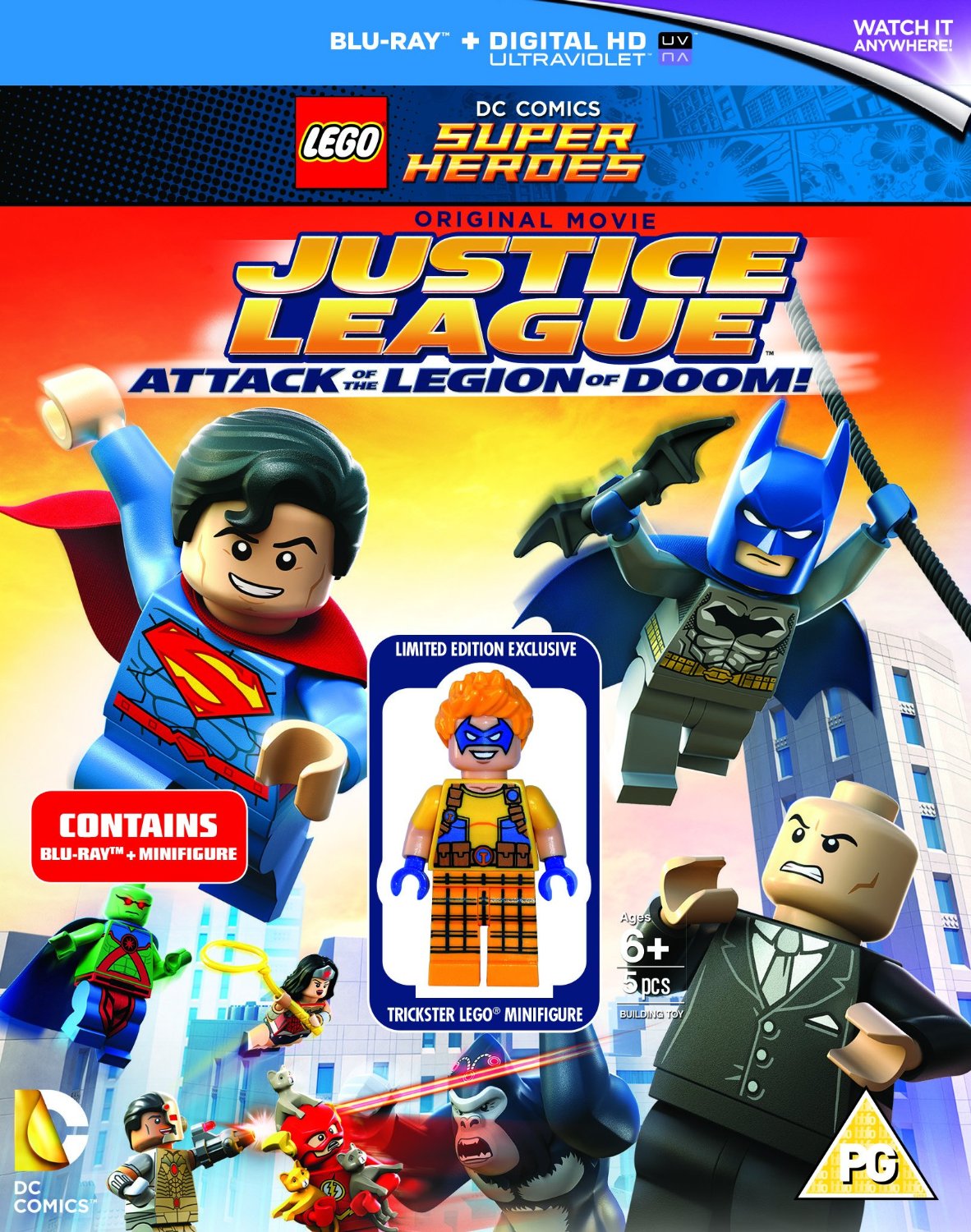 Lego DC Comics Super Heroes: Justice League: Attack of the Legion of Doom! (Blu-ray + Digital)