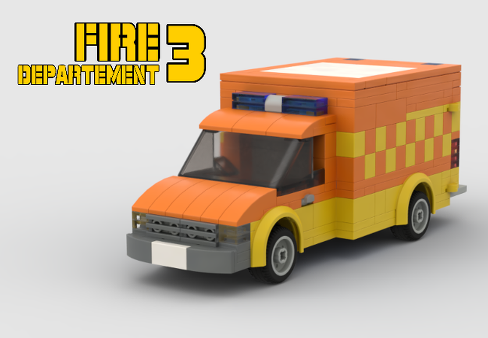 Lego [ FREE ] Hazmat rescue van