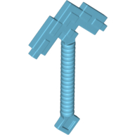 Lego Tool Pickaxe Blocky, Double / Medium Azure