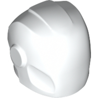 Lego Helmet with Armor Plates and Ear Protectors [PLAIN] / White