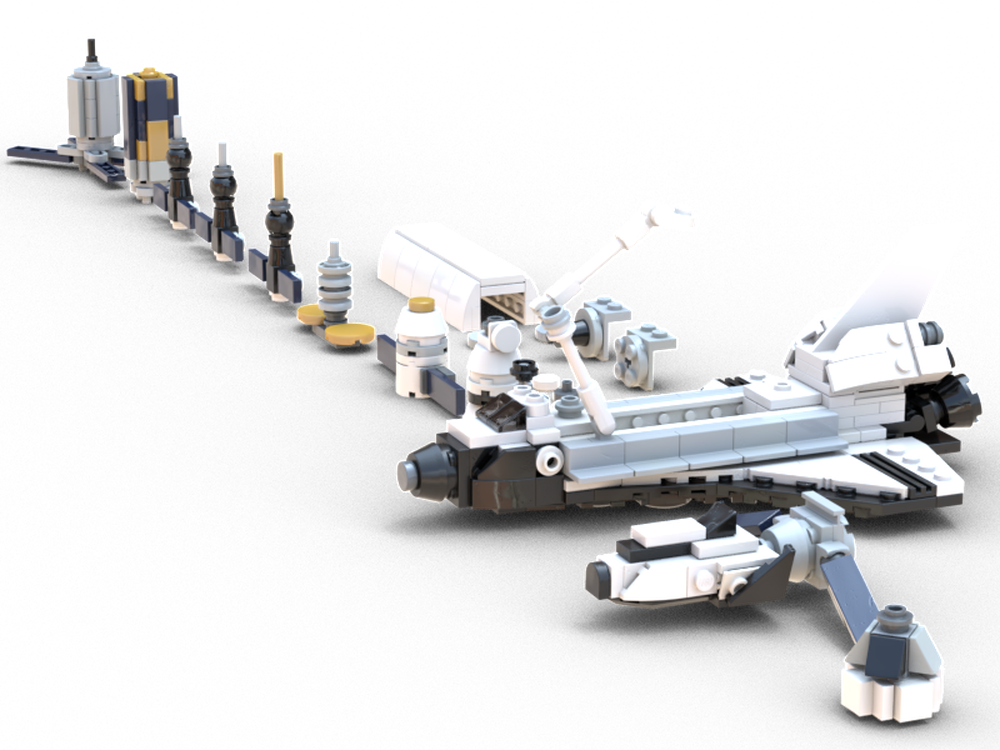 Lego 1:220 ISS Visiting Vehicles, Compatible with Set 21321