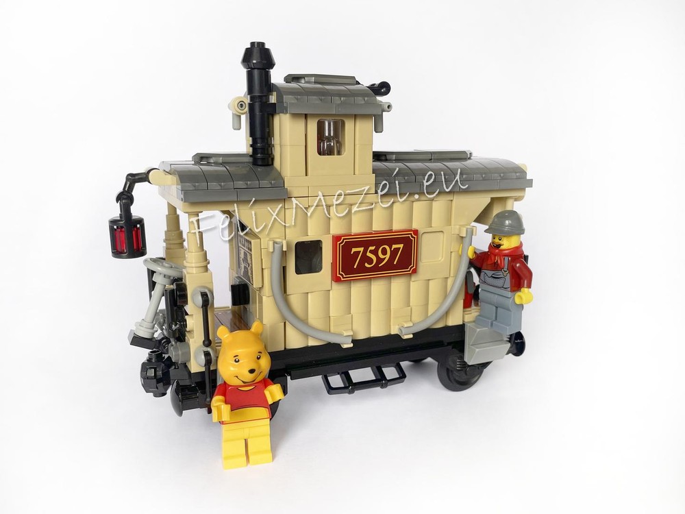 Lego Caboose (Rio Grande inspired) Train Carriage