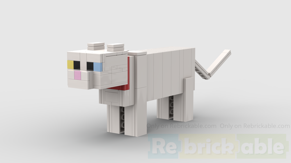 Lego White cat