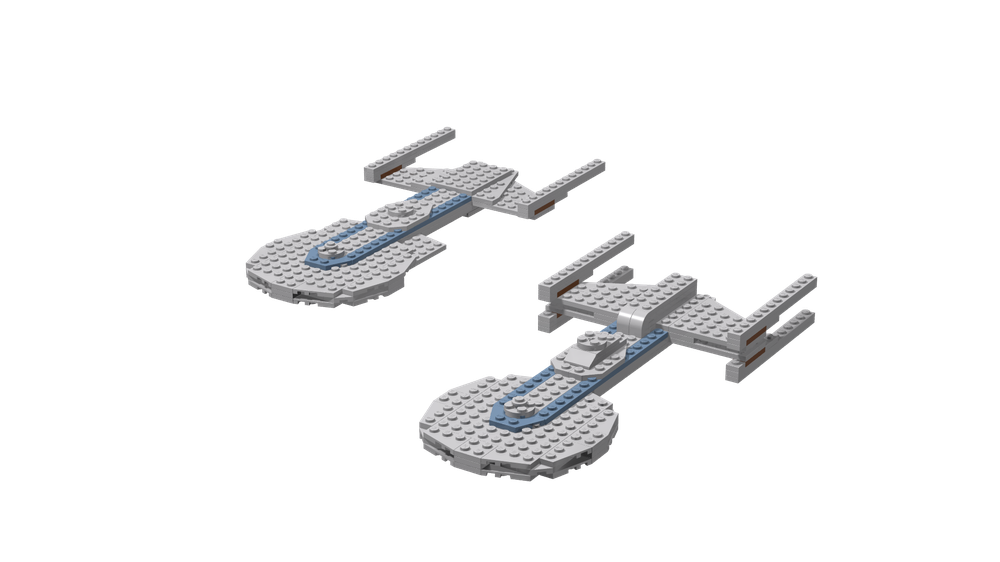 Lego Excelsior Study Models 1 and 2