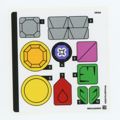 Lego Sticker Sheet for Set 40892-1