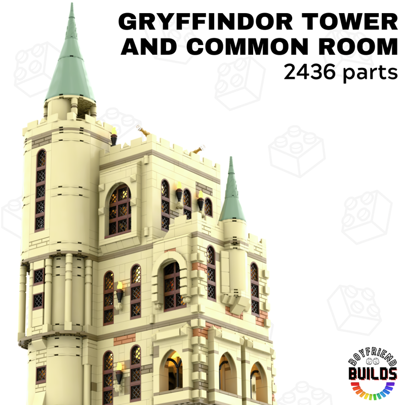 Lego HP GF Tower and Common Room