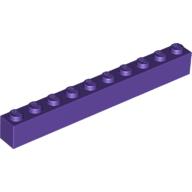 Lego Brick 1 x 10 / Dark Purple