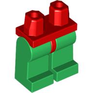 Lego Hips and Green Legs / Red