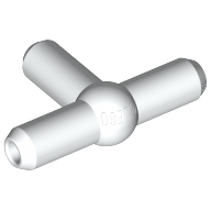 Lego Pneumatic T-Piece (T Bar) [New Style] / White